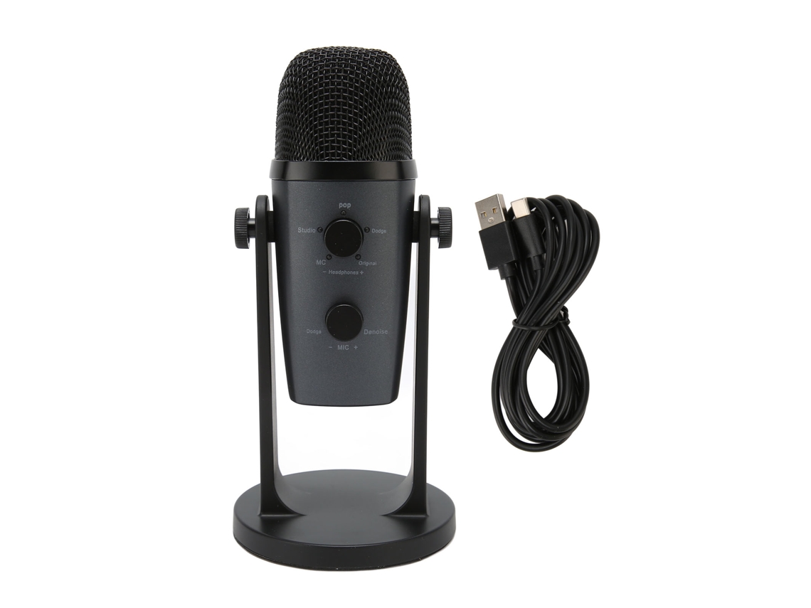 Aetheria microfone Usb Condenser Profissional com Redução de Ruído Dsp para Pc, Streaming e Jogos