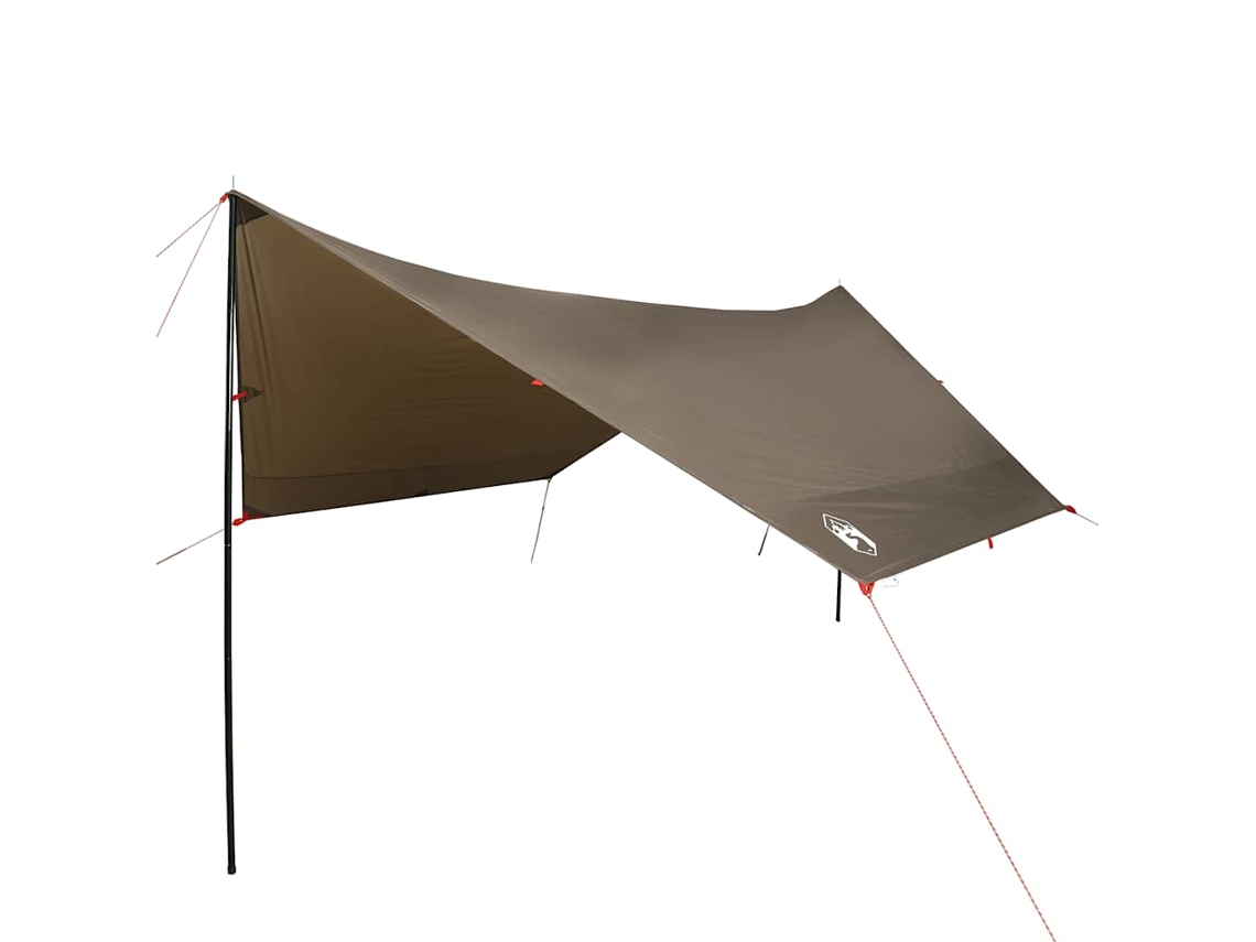 Maison Exclusive - Lona De Campismo 438x376x212 Cm Impermeável Castanho