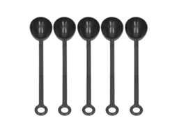 Colheres Medidoras De Café Laxiscreed, 10g Cada, 5 Unidades Em Material Pp De Alta Qualidade Alimentar