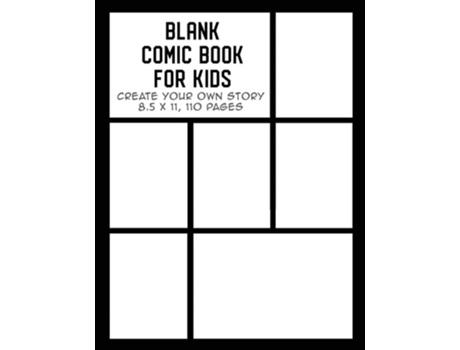 Livro Blank Comic Book For Kids Create Your Own Story, Drawing Comics And Writing Stories De The Whodunit Creative Design (inglês)