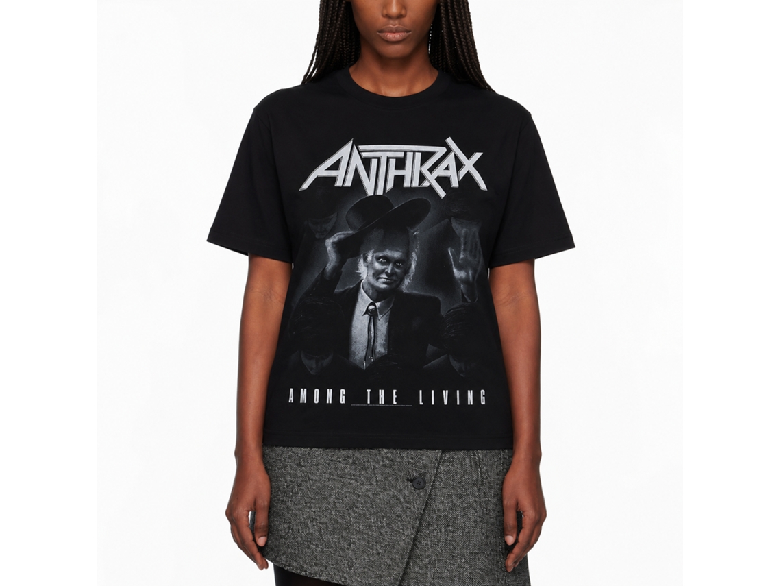 Anthrax Among The Living T-shirt Unisex Adults Size:s