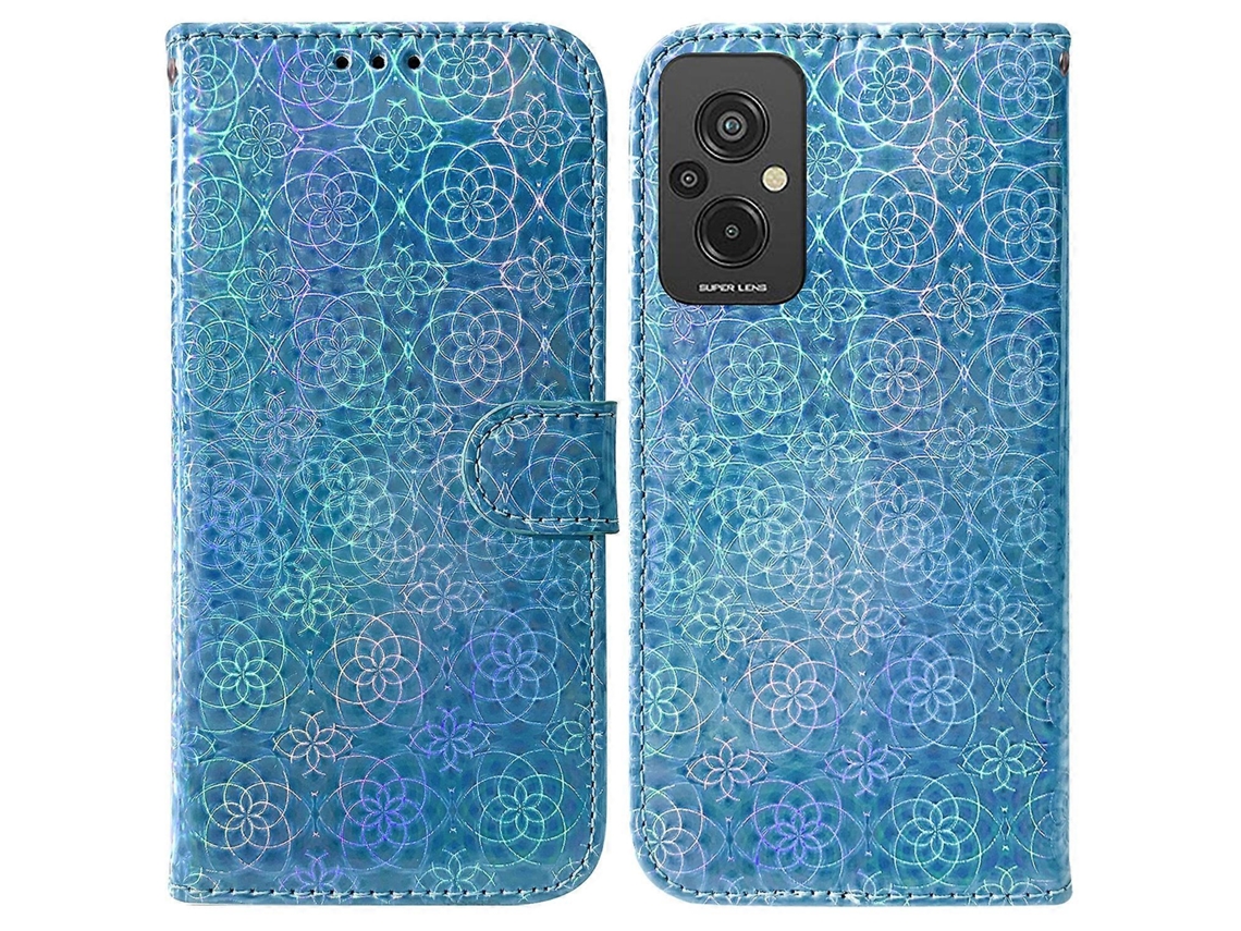 Capa De Couro Colorida Com Fecho Magnético Para Xiaomi Redmi 11 Prime 4g