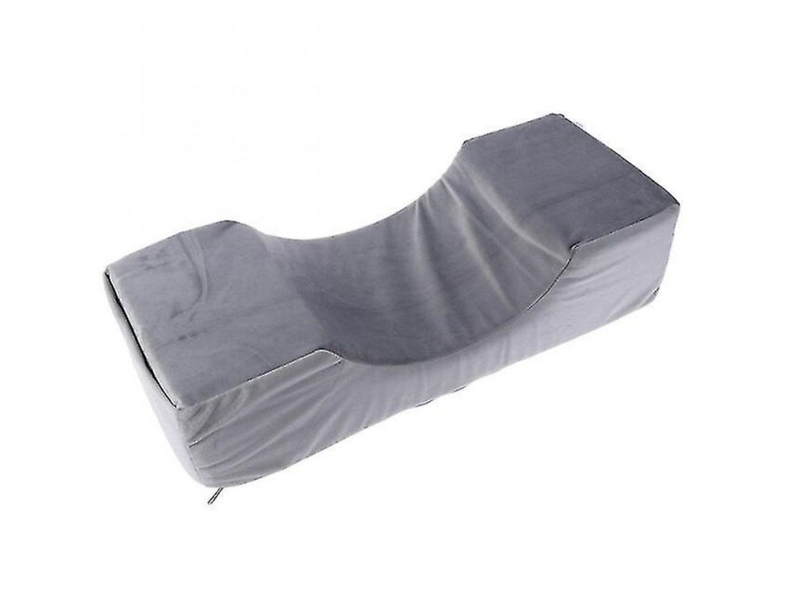 2026 almohada para Pestañas Con Espuma de Memoria Soporte Cervical Lavable Con Bolsillo 50x20x13cm Cinza Escuro