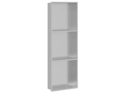 Conjunto 1 Armazenamento Para Banheiro Vidaxl Prateado Aço Inoxidável (90 X 30 X 9,5 Cm)