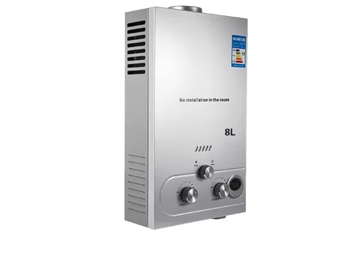 Aquecedor De Ãgua Quente A Gás Propano Lpg, Envio Para Ue, Acessã³rios Para Chuveiro, 8l 16kw Oem