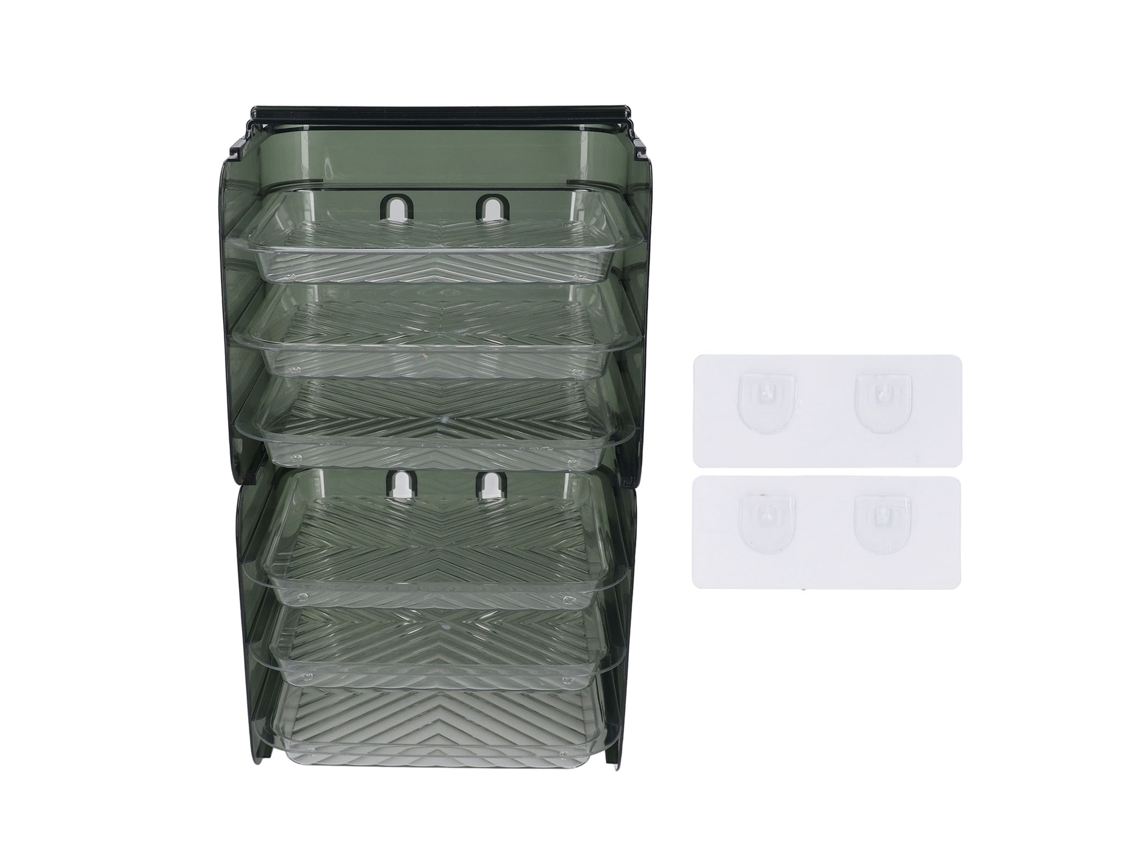 Nova Line organizador de Prateleiras de Cozinha em Pp Multicamadas Parede/balção para Legumes Carnes