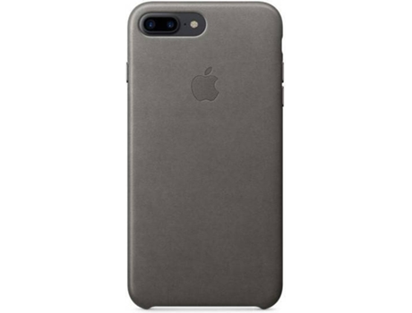 Capa iPhone 7 Plus  Couro Cinza