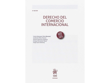 Livro Derecho Del Comercio Internacional 8ª Edición 2017 de Carlos Esplugues Mota (Espanhol)