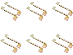 Conjunto De 6 Dobradiças Angulares Para Mesa Com Ajuste Ângulo 10 Posições E Suporte