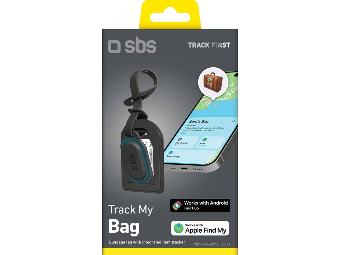 Localizador SBS My Bag (1 Unidade - Preto)