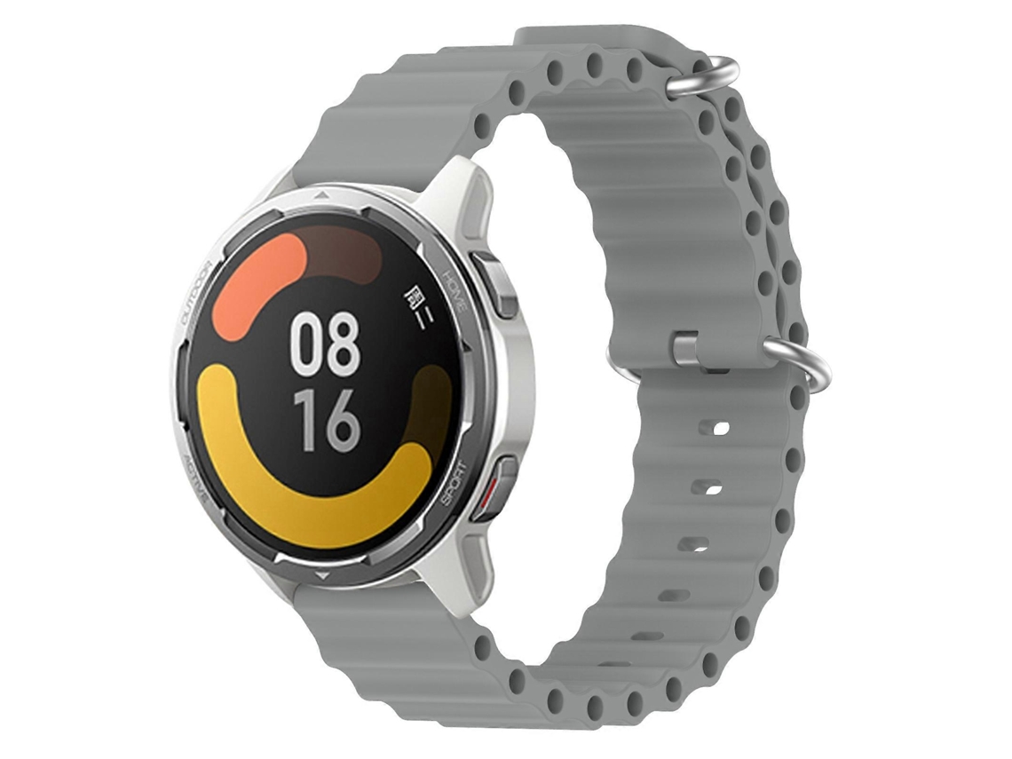 Pulseira De Silicone Sólida Estilo Oceano Para Xiaomi Mi Watch Color 2 22mm