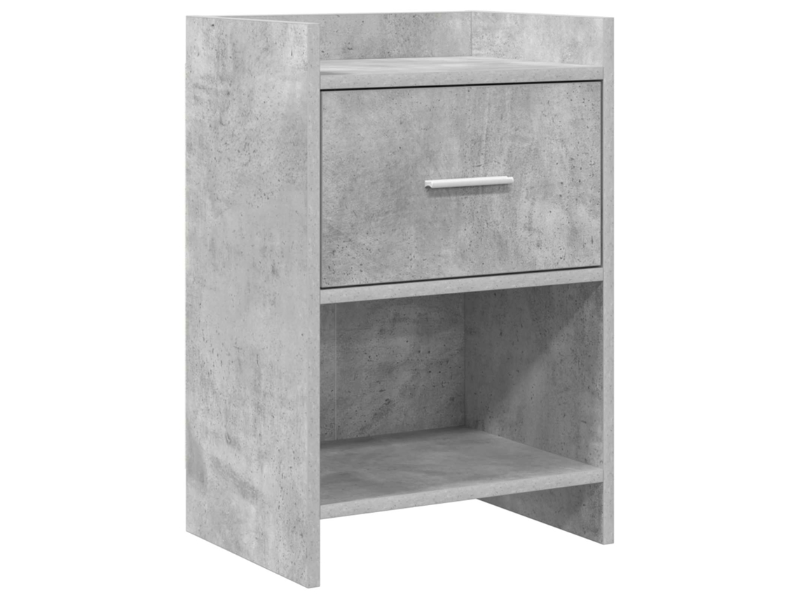 Vidaxl Mesas De Cabeceira Cinzento Cimento 40 X 30 X 60 Cm
