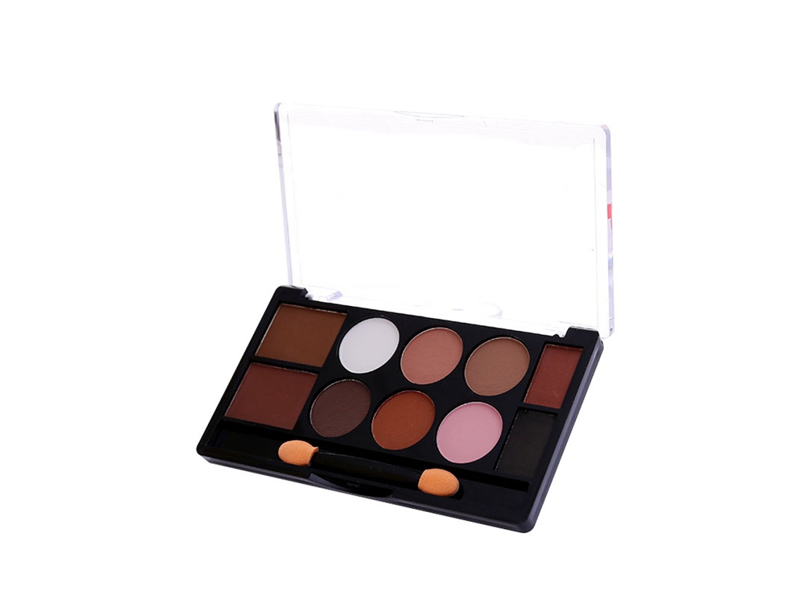 Paleta de Sombras Matte e Cintilante com 10 Cores em Pó Cosmético (05)