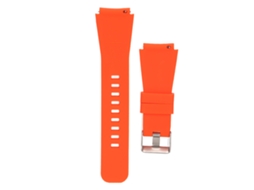 Cinto De Silicone 22mm Compatível Com Amazfit Gtr 3 Pulseira De Substituição Laranja
