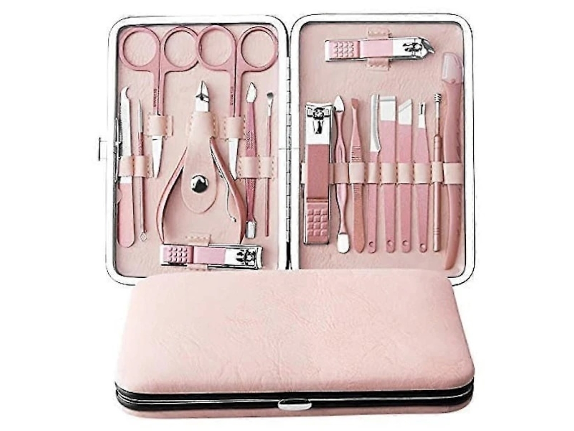 Lurelia Conjunto De Manicure E Pedicure, 18 Peças, 1,5 Cm