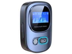 Transmissor Fm YIZHOOD T68 Bluetooth 5.3 2 em 1 Display Led Aux Bluetooth Áudio Sem Fio para Alto-Falantes de Tv Preto