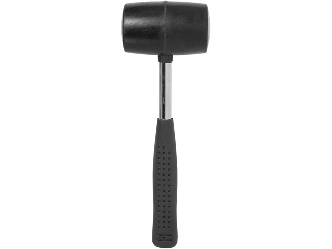 Martelo De Borracha Com Cabo De Aço Resistente Ideal Para Montar Tendas E Toldos