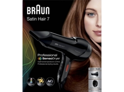 Secador de Cabelo BRAUN HD 785 (2200 W - 4 Níveis de temperatura)