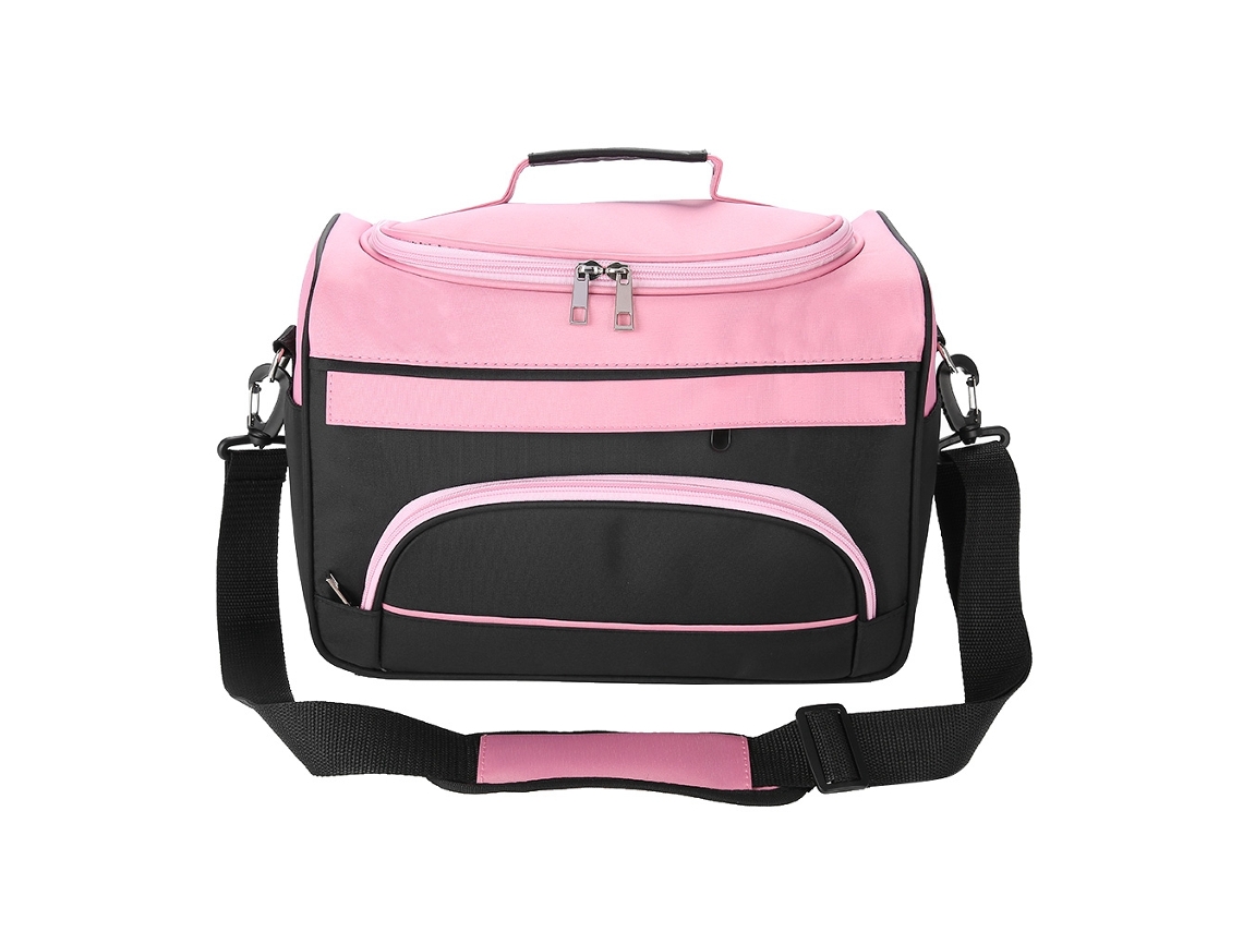 2026 bolsa para Ferramentas de Cabeleireiro com Grande Capacidade para Salão e Viagem Cor Rosa Rosado