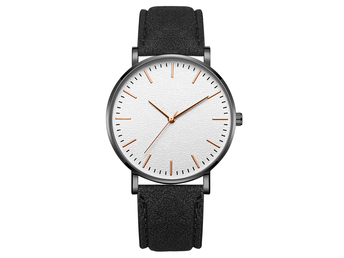 Reloj De Aleación Simple Y Moderno De Dial Redondo Reloj De Cuarzo Para Mujer Y Hombre