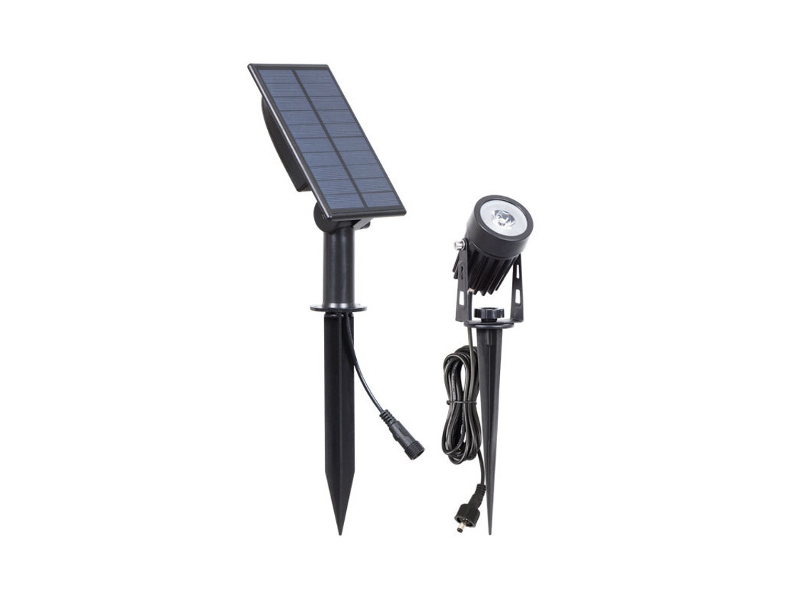 Foco Solar Para Exteriores , Lámpara Solar Para Jardín. Brilvibera (6000 K)