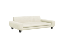 Sofá infantil VIDAXL Creme (100x54x33 cm)