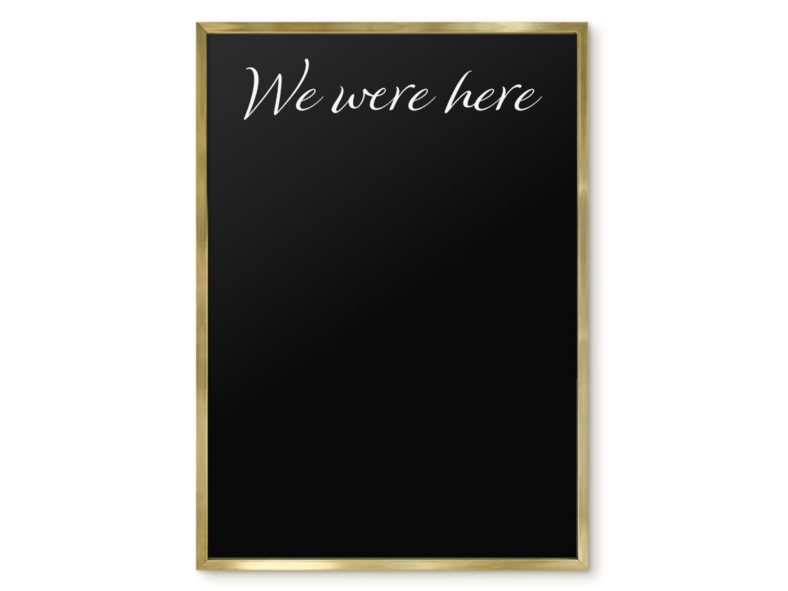 Magnetic Glass Board We Were Here For The Hall Espelharte (50x70 Cm)