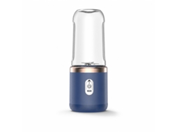 Liquidificador Portátil Recarregável 40 W Com 6 Lâminas, Azul, Para Sumos E Batidos
