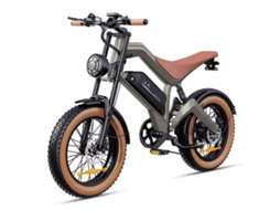 Bicicleta Elétrica DYU M20 para Adultos, 1000w 48v 18.2ah, Longa Autonomia, Aro 20, 7 Velocidades, Ideal para Deslocações Urbanas