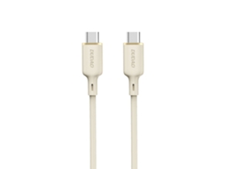 Cabo USB-C para USB-C Dudao L7scc 100W 2m Bege