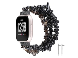 Lurelia Pulseira Fitbit Versa, De Pedra Bruta, Relógio Friday Stone
