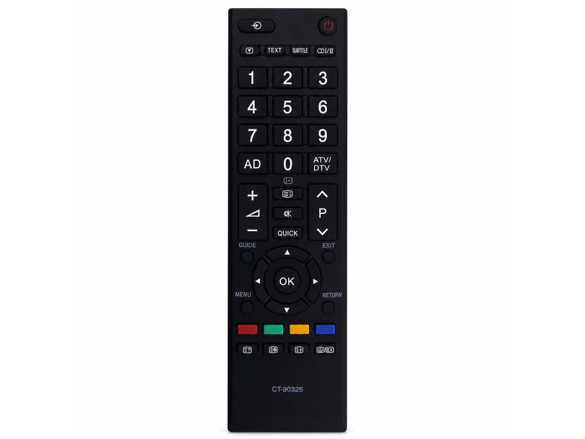 Comando À Distância Para Tv Compatível Com Toshiba Ct-90326_dae