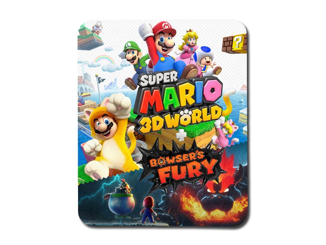 Mousepad Super Mario 3d World Bowser Fury Brilvibera
