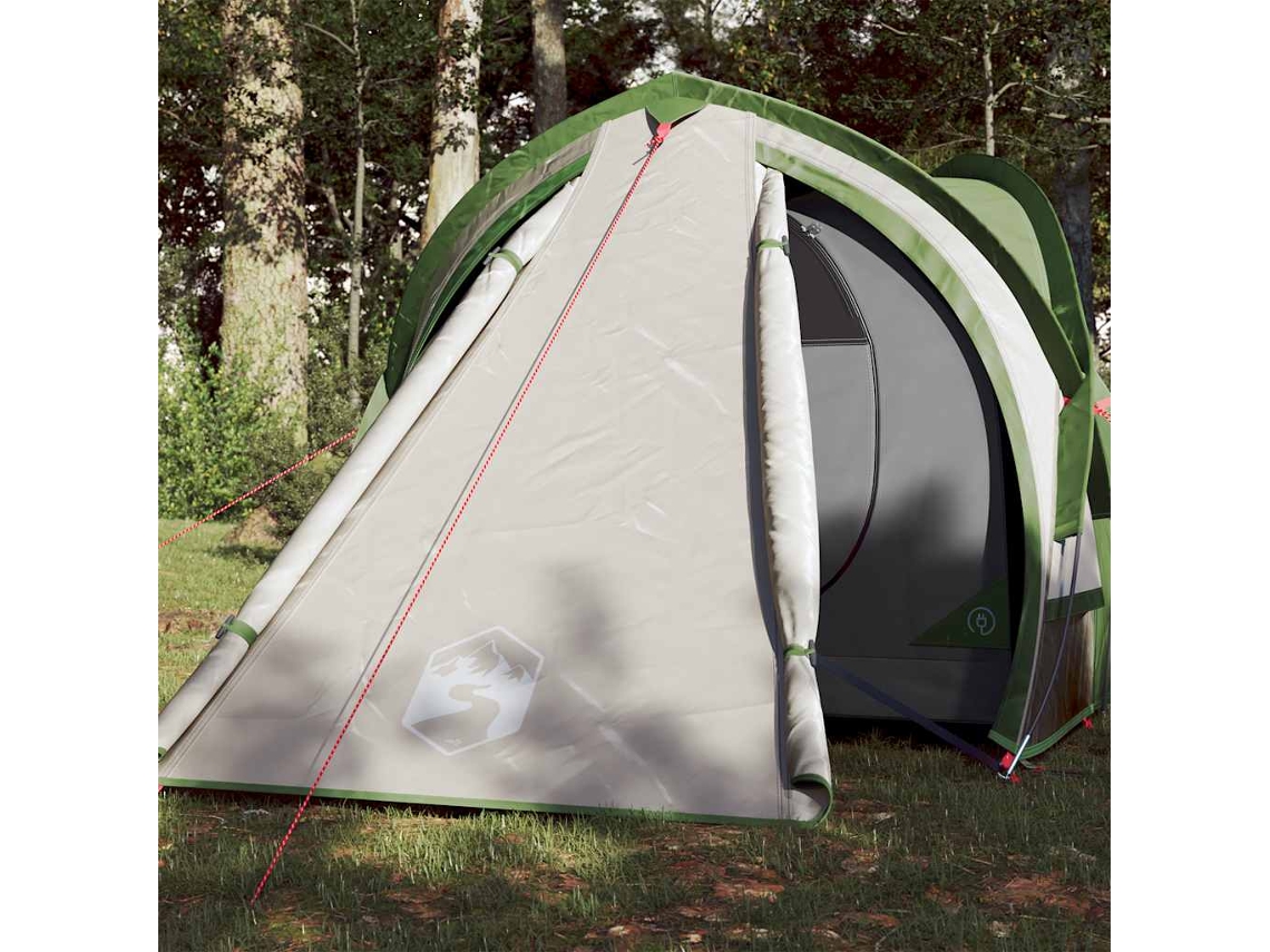 Vidaxl Tenda De Campismo Cúpula Para 2 Pessoas Impermeável Verde