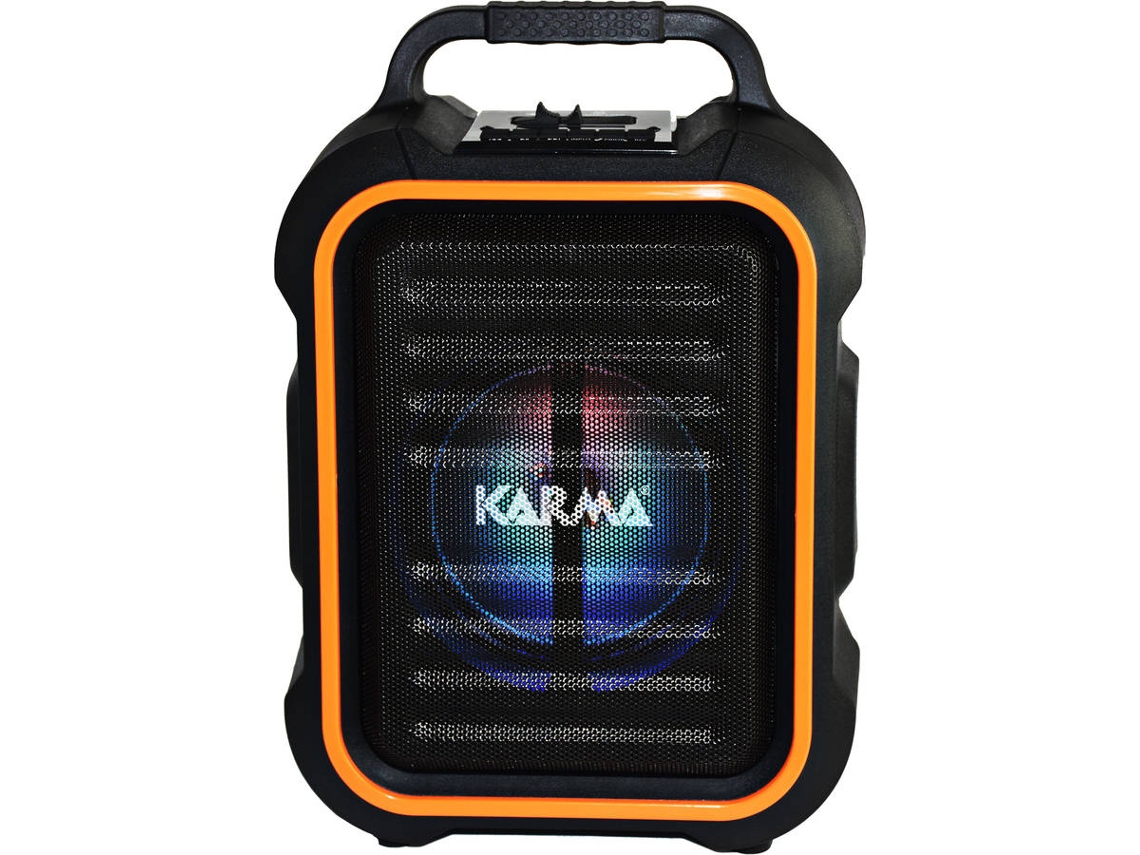 Coluna Portátil KARMA ITALIANA BM 863 Preto e Laranja
