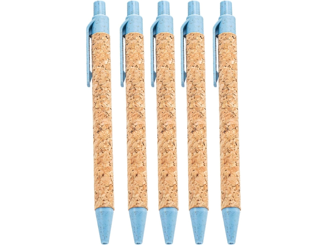 Conjunto De 5 Canetas Esferográficas, Escrita Suave, Ponta 1,0 Mm,