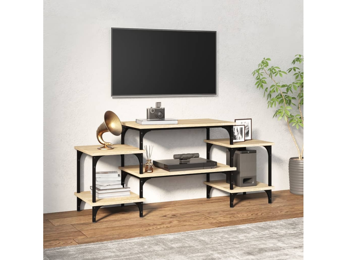 Vidaxl Móvel De Tv 117x35x52 Cm Derivados De Madeira Carvalho Sonoma