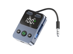 Transmissor E Receptor Bluetooth 5.3 Adaptador Sem Fio Bluetooth 3.5 Mm Aux Para Som Automotivo Gertiz