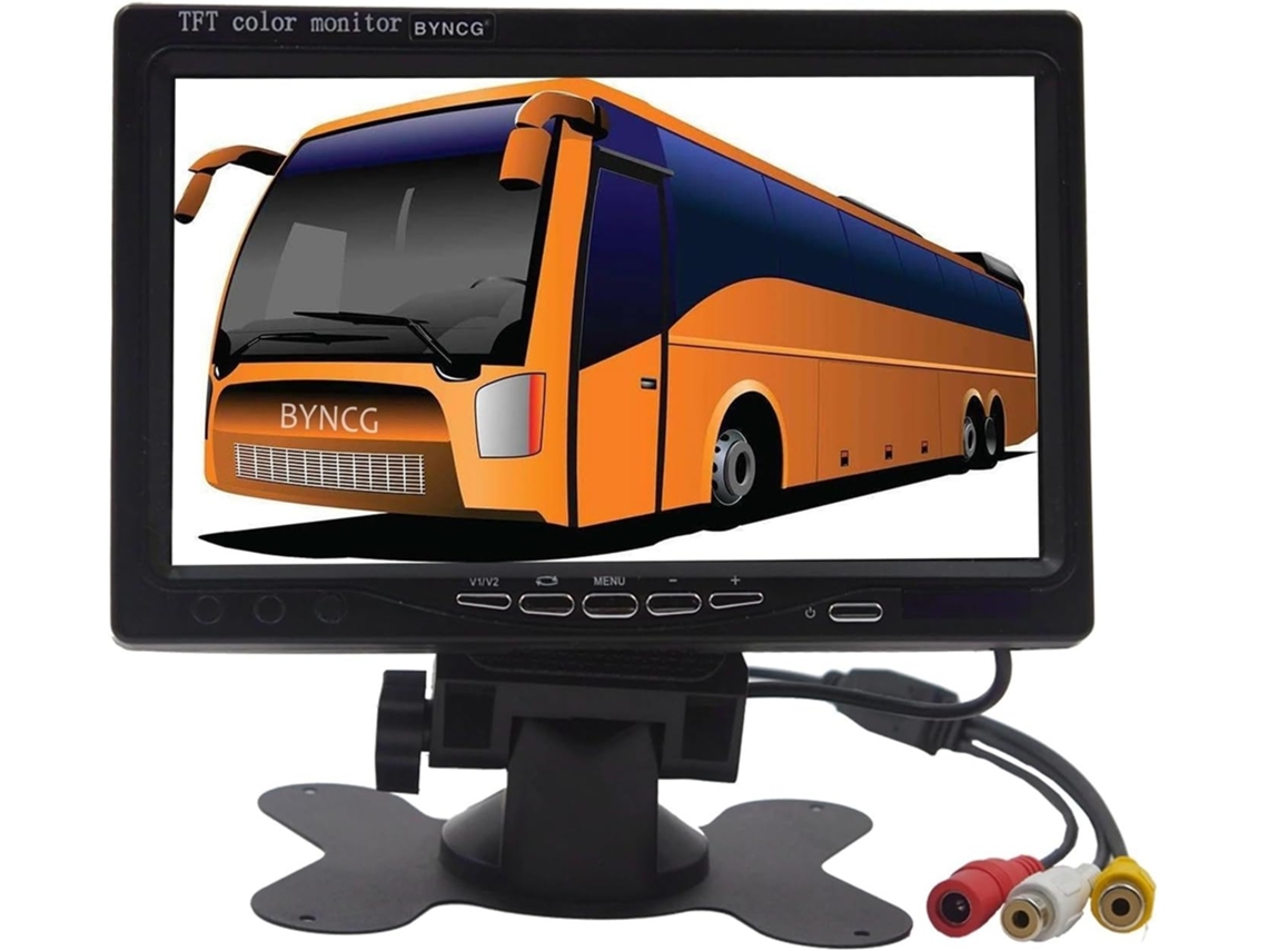 Tela Lcd Colorida de 7 Polegadas para Câmera de Ré e Sistema de Visão Traseira do Carro. SFUSHOS