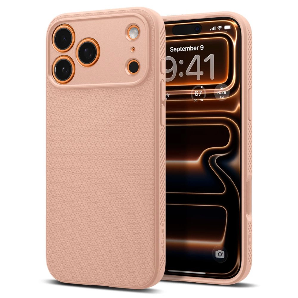 Capa Spigen Liquid Air Para Iphone 17 Pro Elegante E Flexível.
