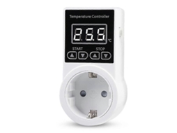 1 Tomada Termostática Com Sensor, Tomada Com Controle Digital De Temperatura, À Prova D'água