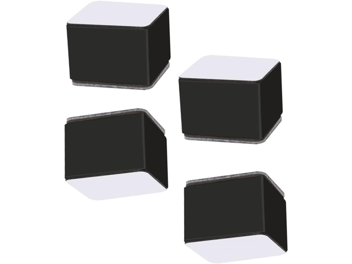 Nuobesty Conjunto De 4 Pés Elevatórios Para Mesa, Sofá E Móveis Em Aço Carbono