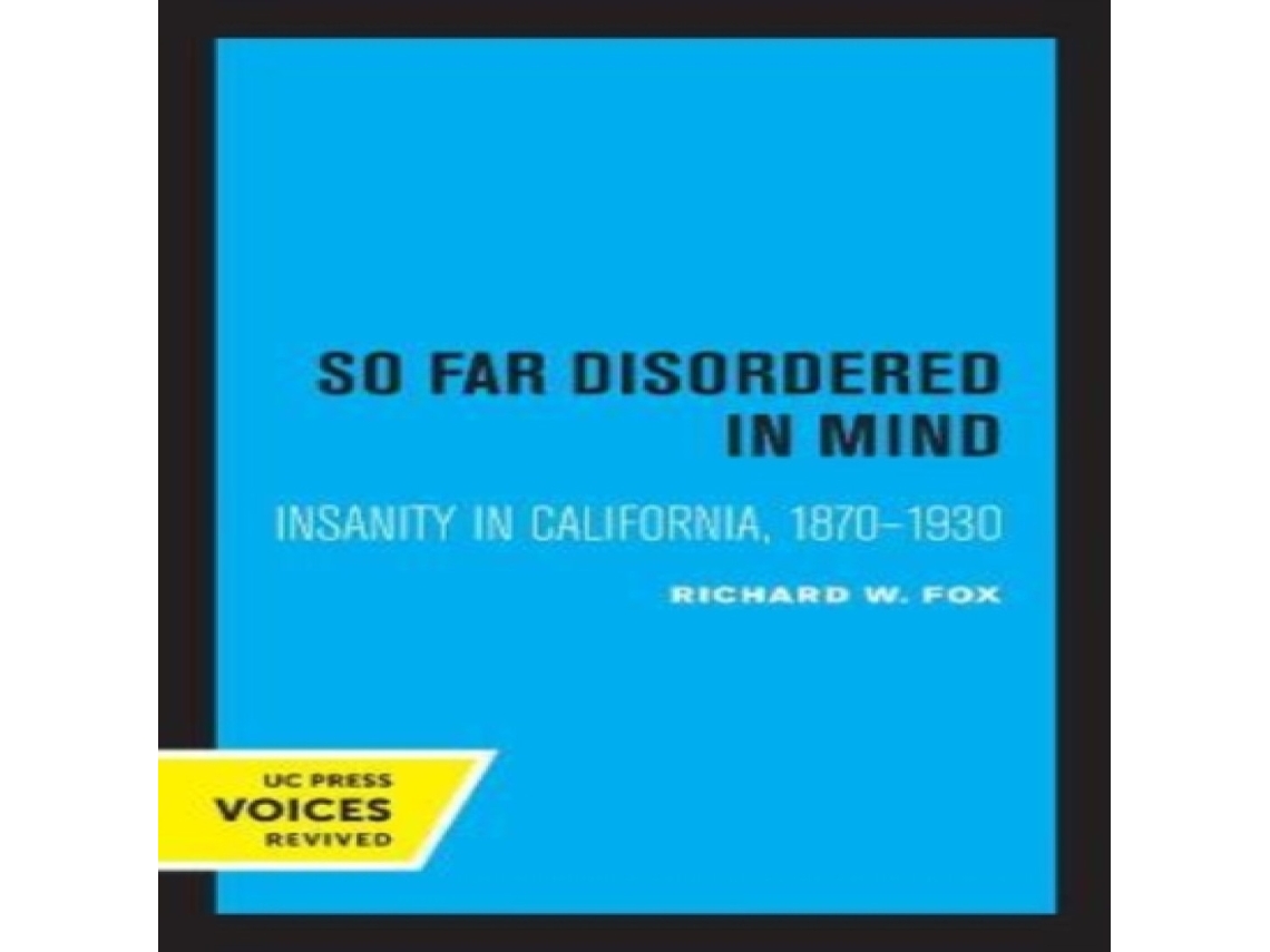 Livro So Far Disordered in Mind de Richard W Fox (Inglês)