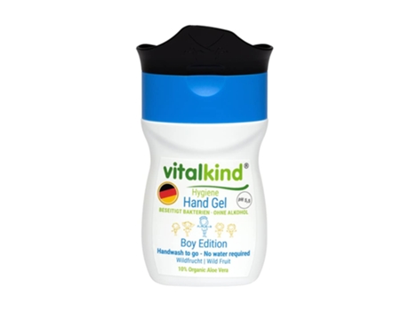 VITALKIND Gel de Higiene para As Mãos para Meninos Cuidado Natural Premium para Crianças