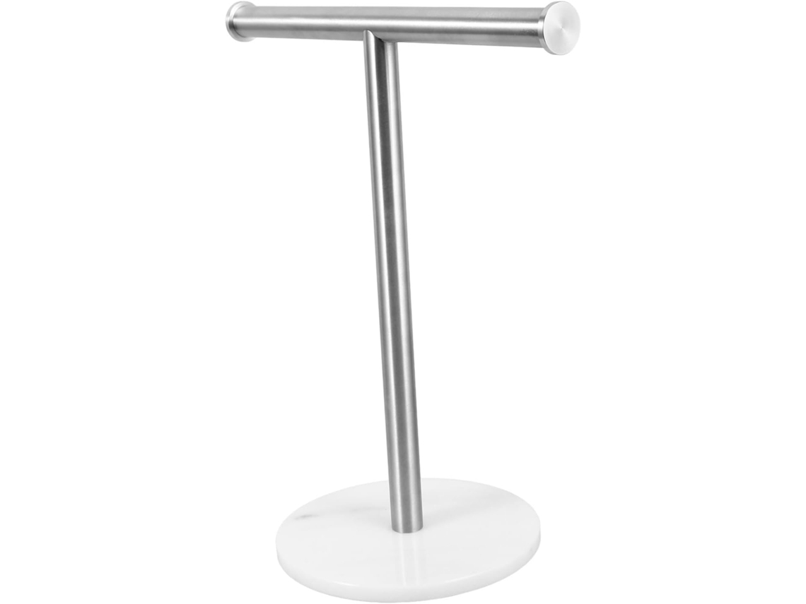 Suporte De Toalha Genérico Em Aço Inoxidável Formato T Para Bancada Com Base Mármore Móvel Cozinha E