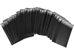Pacote com 51 Envelopes Acolchoados Pretos Autoadesivos de 15 X 20,4 Cm SFUSHOS