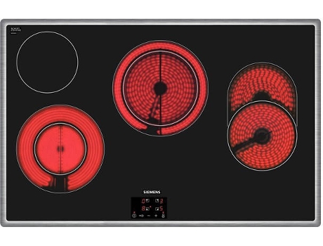 Placa de Vitrocerâmica SIEMENS ET845HH17 (Elétrica - 79.5 cm - Preto)