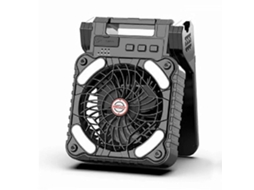 Ventilador Com Lanterna Led Solar Para Camping