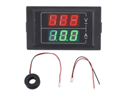 Yuru medidor de Energia Monofásico 2 Fios Led Digital Voltmeter Amperímetro Ca60 500v 0 100a
