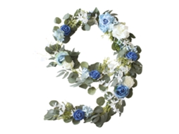 Laxiscreed Guirlanda Artificial De Primavera Com Rattan E Folhas Para Decoração De Casamento E Festa